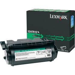 Lexmark - Schwarz - Original - wiederaufbereitet - Tonerpatrone - für T630, 632, 634 (12A7612)