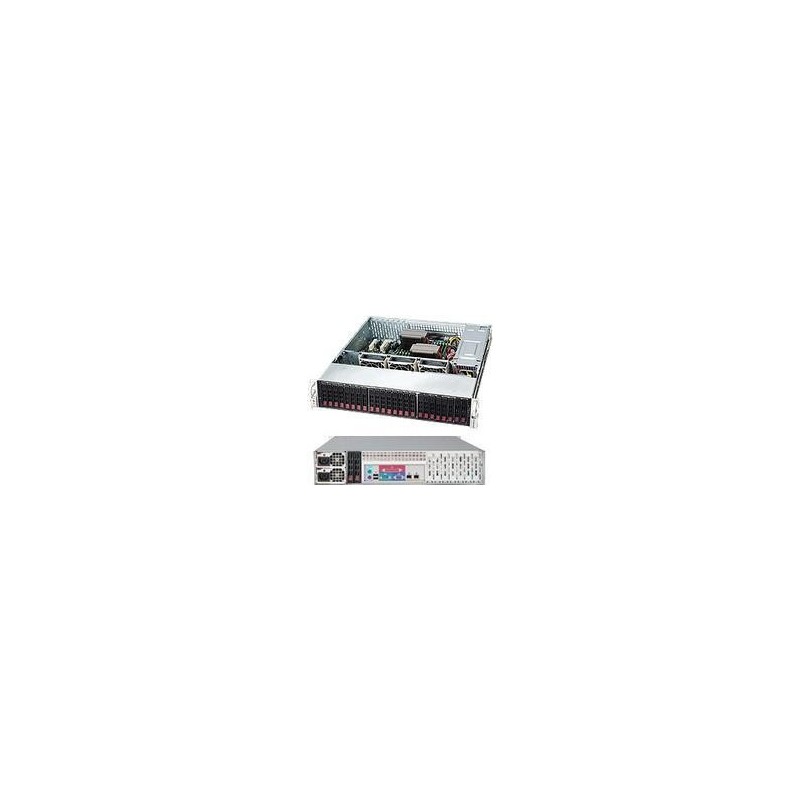 Supermicro SC216 BE1C-R920LPB - Rack - einbaufähig - 2U - verbessertes, erweitertes ATX - SATA/SAS - Hot-Swap 920 Watt - Schwar
