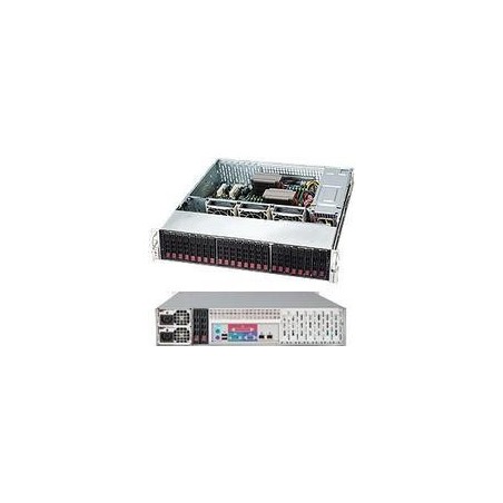 Supermicro SC216 BE1C-R920LPB - Rack - einbaufähig - 2U - verbessertes, erweitertes ATX - SATA/SAS - Hot-Swap 920 Watt - Schwar