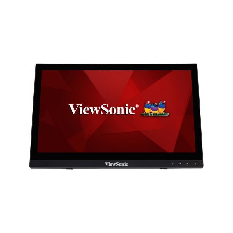 ViewSonic TD1630-3 (16") 40,6cm 10-Punkt-Touchscreen-Monitor - 1366x768, 16:9, 60Hz, HDMI, VGA, USB, Lautsprecher Energieklass