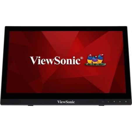 ViewSonic TD1630-3 (16") 40,6cm 10-Punkt-Touchscreen-Monitor - 1366x768, 16:9, 60Hz, HDMI, VGA, USB, Lautsprecher Energieklass