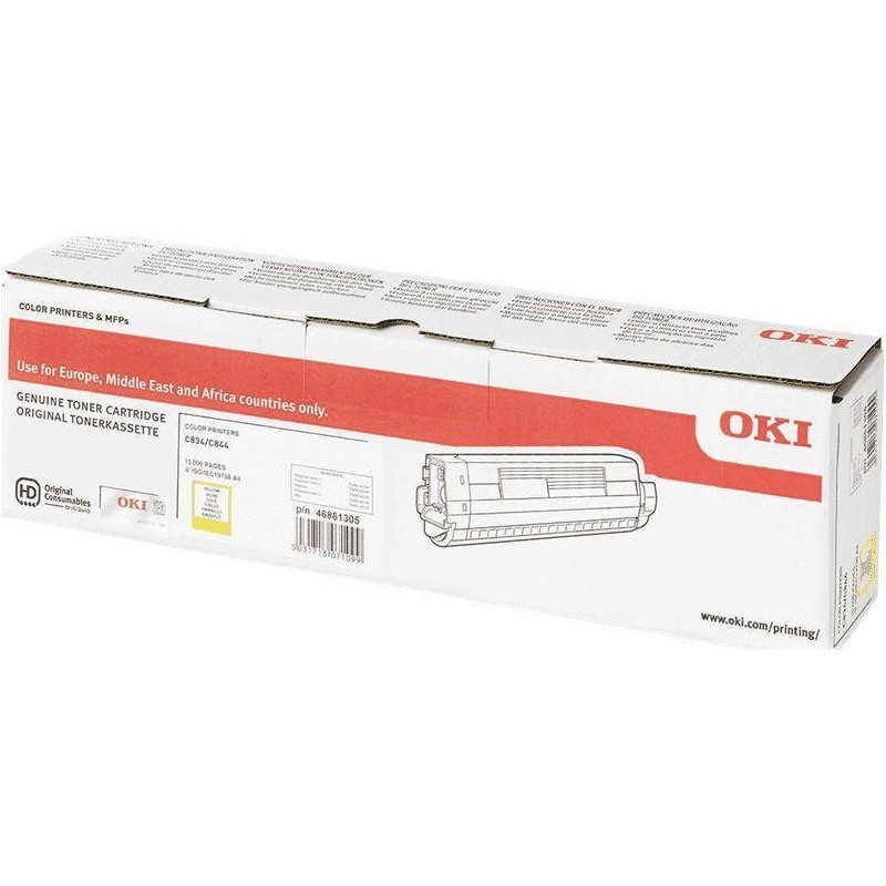 OKI 46861305 Tonerkartusche 1 Stück(e) Original Gelb (46861305)