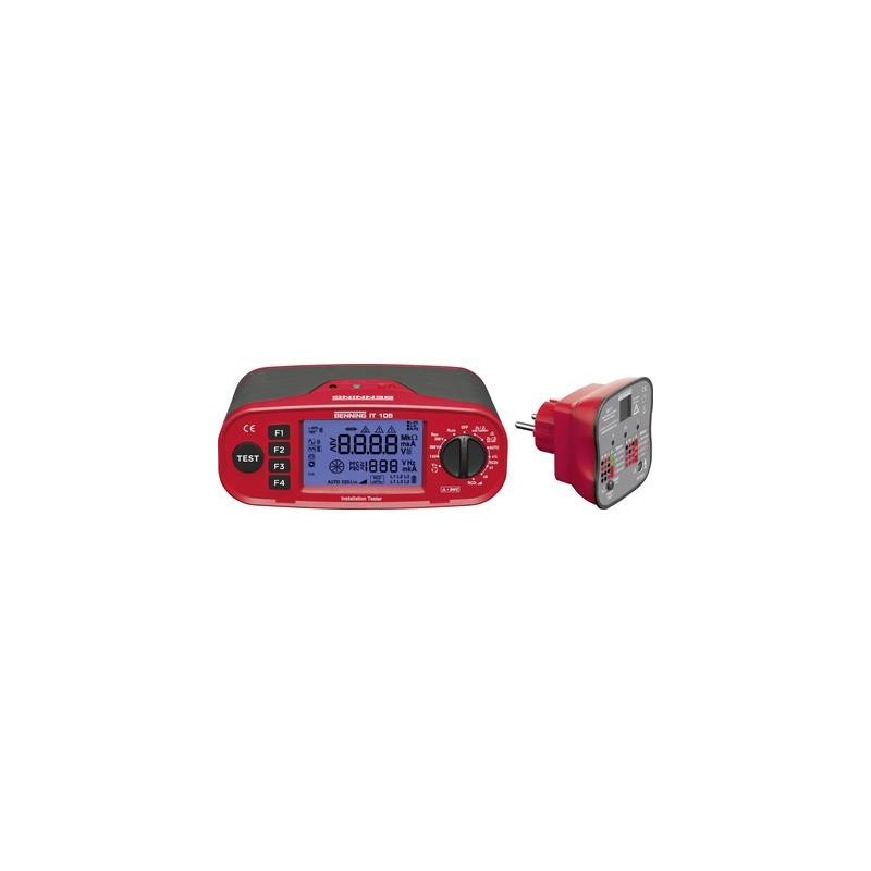 Benning Installationstester IT 105 + Steckdosentester SDT 1 VDE-Prüfgerät