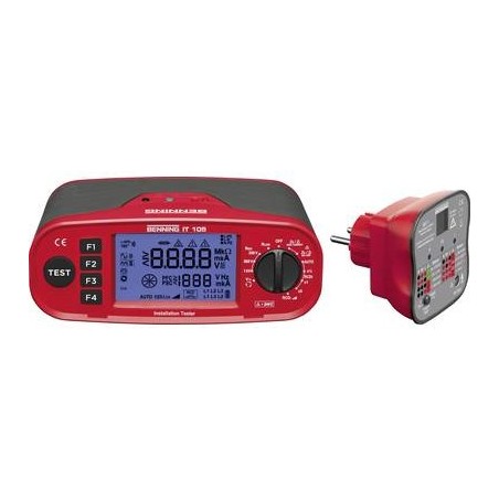 Benning Installationstester IT 105 + Steckdosentester SDT 1 VDE-Prüfgerät