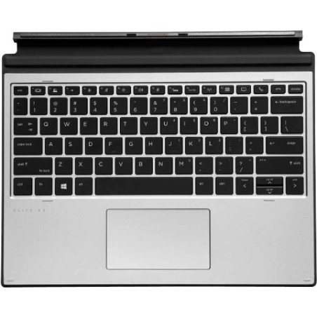 HP L67436-041 Tastatur für Mobilgeräte QWERTZ Deutsch Silber Pogo Pin (L67436-041)