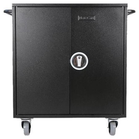 Leba NoteCart Flex Extended 32 (Schuko) Wagen zur Verwaltung tragbarer Geräte Schwarz - Grau (NCF-E-32-SC)