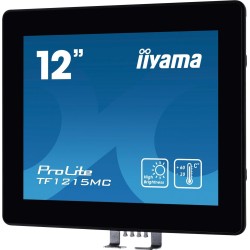 iiyama ProLite TF1215MC-B1, 30,5cm (12"), Projected Capacitive, 10 TP, Kit (USB), schwarz Touchmonitor (rahmenlos, open-frame,