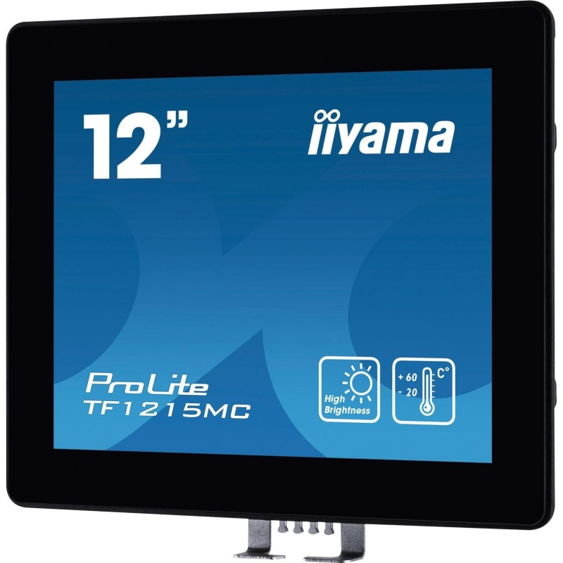 iiyama ProLite TF1215MC-B1, 30,5cm (12"), Projected Capacitive, 10 TP, Kit (USB), schwarz Touchmonitor (rahmenlos, open-frame,