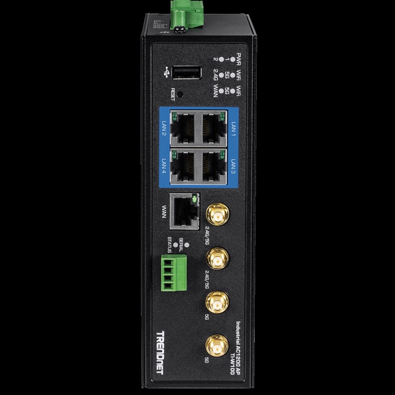 TRENDnet TI-W100 - Wireless Router - 4-Port-Switch - GigE - 802.11a/b/g/n/ac - Dual-Band