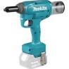 Makita DRV250Z. Produktfarbe: Schwarz, Blau, Unterstütze Nietengröße: 2.4,3.2,4,4.8,6 mm, Zugkraft: 20 kN. Energiequelle: Akku,