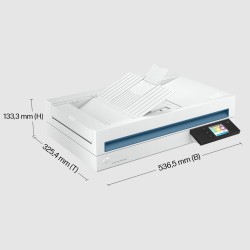 HP ScanJet N4600fnw1 Flachbett 40S./Min, ADF 100 B.,Ultras. 2.8"TFT (20G07A)