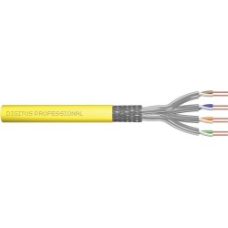 DIGITUS Professional - Installationskabel - 500,0m - 8,2 mm - S/FTP - Simplex -Cat.7a Rohkabel - IEEE 802,5/IEEE 802,3 - haloge