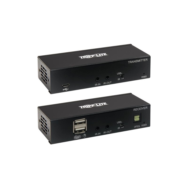 Eaton Tripp Lite Series USB C to HDMI over Cat6 Extender Kit with KVM Support, 4K 60Hz, 4:4:4, Transmitter/Receiver, USB, PoC,
