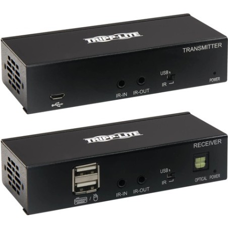 Eaton Tripp Lite Series USB C to HDMI over Cat6 Extender Kit with KVM Support, 4K 60Hz, 4:4:4, Transmitter/Receiver, USB, PoC,