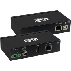 Eaton Tripp Lite Series USB over Cat6 Extender 1-Port Industrial, ESD Protection, PoC - USB 2.0, Mountable, 330 ft., TAA - USB-