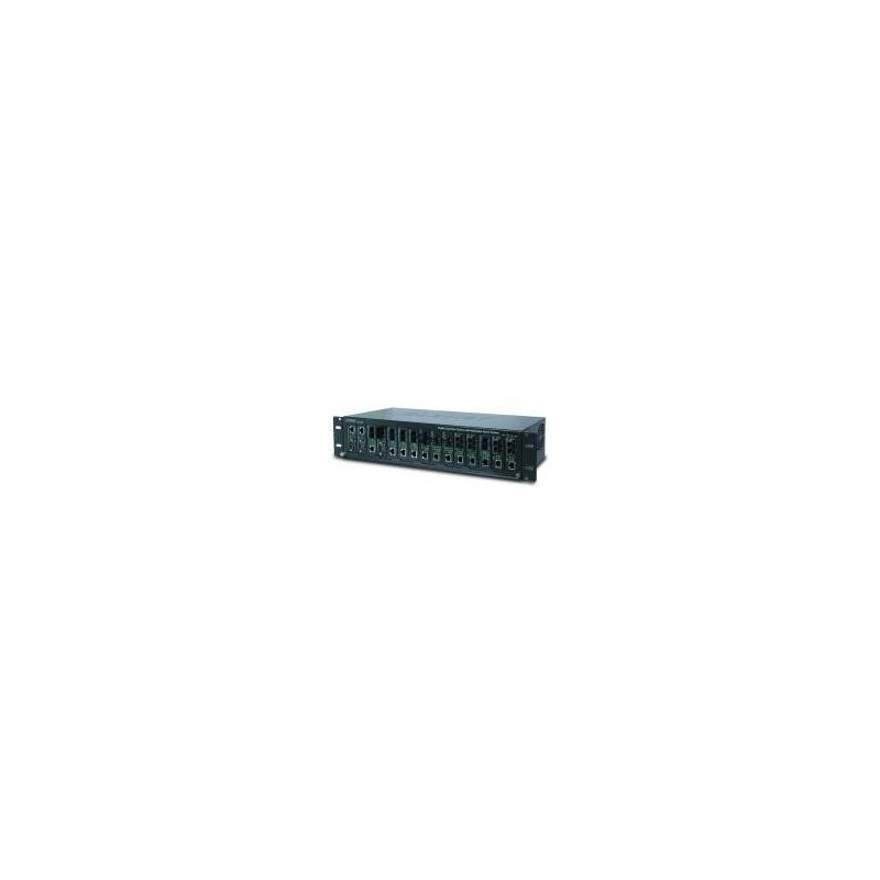 PLANET MC-1500R - Rack - Gehäuse für Medienkonverter - 2,4U - 15-Slot (MC-1500R)