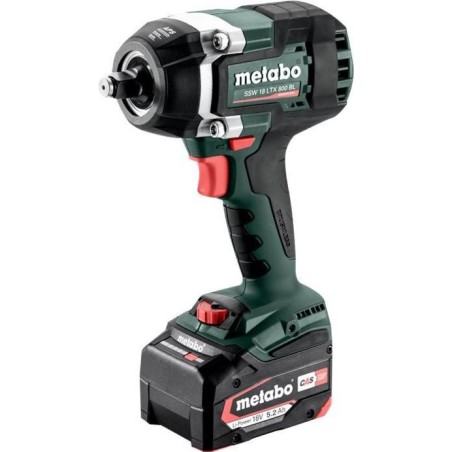 Metabo SSW 18 LTX 800 BL - Schlagschrauber - schnurlos - 1/2" -Vierkantantrieb - 800 N m - 2 Akkus, Ladegerät enthalten - 18 V