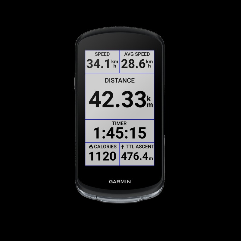 Garmin Edge 1040 8,89 cm (3.5" ) Drahtloser Fahrradcomputer Schwarz (010-02503-01)