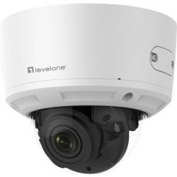 LevelOne Gemini Zoom IP Camera - 8-MP - H.265 - 802.3af - Poe - IR LEDs - Indoor/Outdoor - Two-Way Audio (FCS-3098V2)