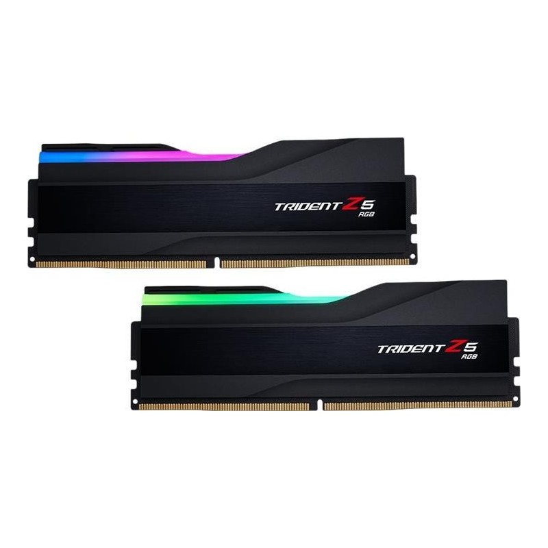 G.Skill Trident Z5 RGB - DDR5 - Kit - 32GB: 2 x 16GB - DIMM 288-PIN - 8000 MHz / PC5-64000 - CL38 - non-ECC - mattschwarz (F5-8