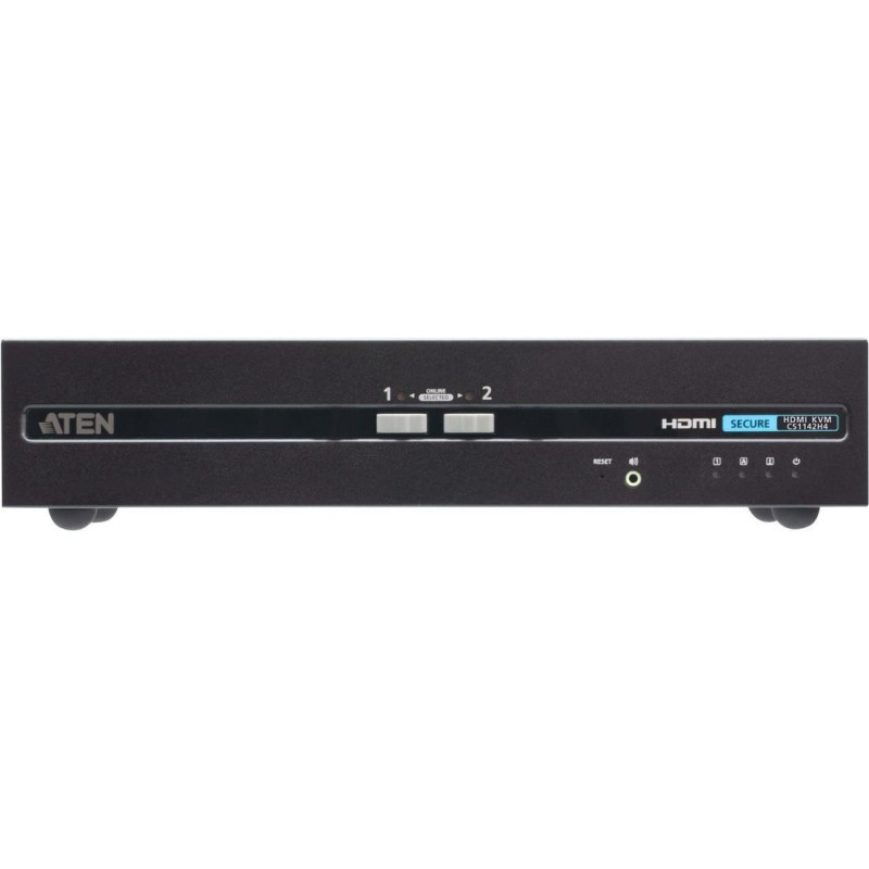 ATEN 2-Port USB HDMI Dual Display Secure KVM-Switch (PSD PP v4.0-konform) (CS1142H4)
