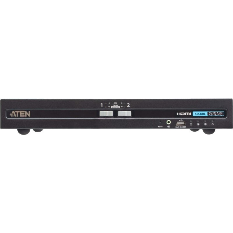 ATEN 2-Port USB HDMI Secure KVM-Switch mit CAC (PSD PP v4.0-konform) (CS1182H4C)