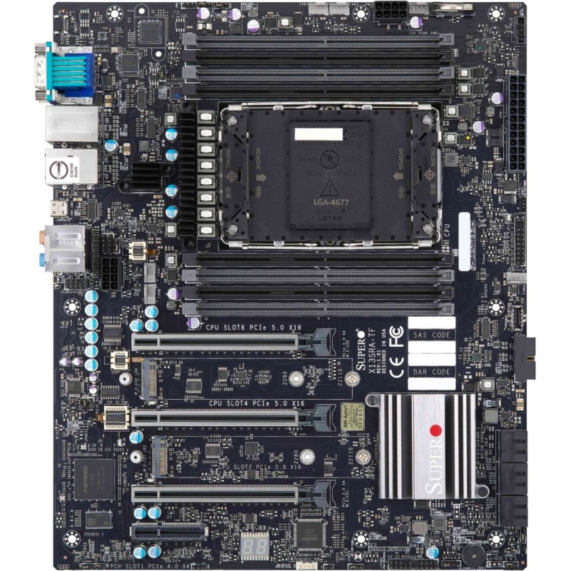 Supermicro X13SRA-TF-B Server-Mainboard Intel W790 LGA 4677 SSI CEB DDR5 bis 2 TB (Bulk) (MBD-X13SRA-TF-B)