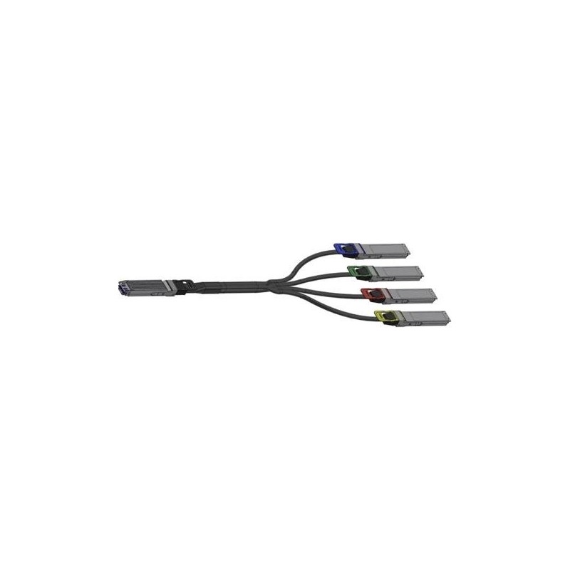 Nvidia MCP7Y50-N001 InfiniBand-Kabel 1 m OSFP 4xOSFP Schwarz (980-9I75E-00N001)