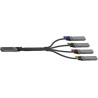 Nvidia MCP7Y50-N001 InfiniBand-Kabel 1 m OSFP 4xOSFP Schwarz (980-9I75E-00N001)