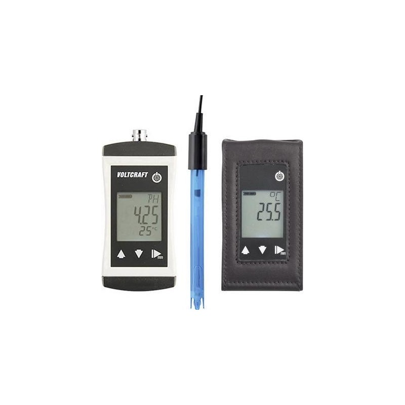 VOLTCRAFT KBM-110 + TG-400 pH-Messgerät Redox (ORP), Temperatur, pH-Wert