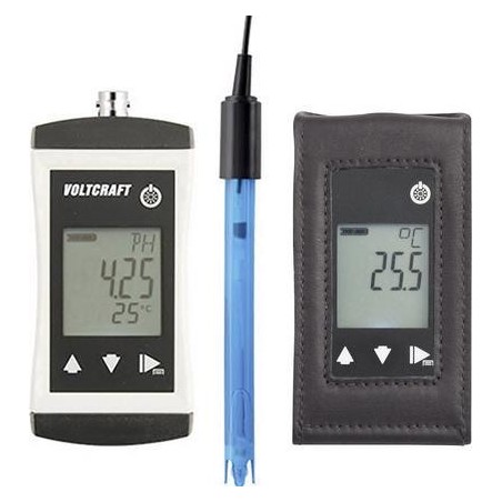 VOLTCRAFT KBM-110 + TG-400 pH-Messgerät Redox (ORP), Temperatur, pH-Wert