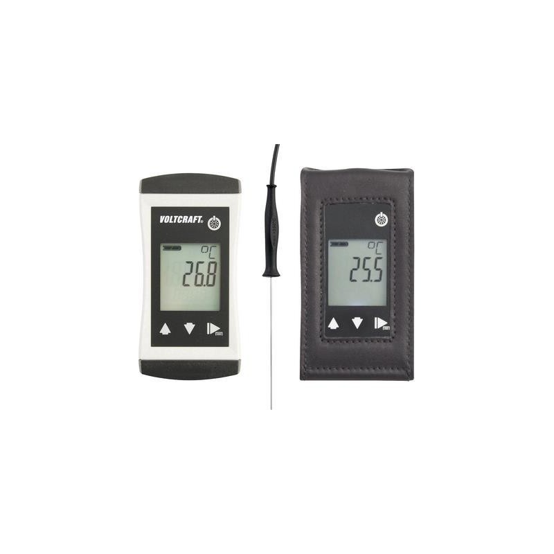 VOLTCRAFT PTM-130 + TG-400 Temperatur-Messgerät -70 - 250 C Fühler-Typ Pt1000 IP65