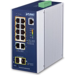 PLANET IGS-4215-8UP2T2S Netzwerk-Switch Managed L2/L4 Gigabit Ethernet (10/100/1000) Power over Ethernet (PoE) Aluminium - Blau