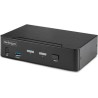 StarTech.com 2-Port DisplayPort KVM Switch, 8K 60Hz / 4K 144Hz, Single Display, DP 1,4, 2x USB 3,0 Ports, 4x USB 2,0 HID Ports,