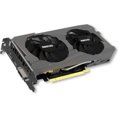 InnoVISION Inno3D GeForce RTX 3050 TWIN X2 - Grafikkarten - GF RTX 3050 - 8GB GDDR6 - PCIe 4,0 - DisplayPort, HDMI, DVI - Box (