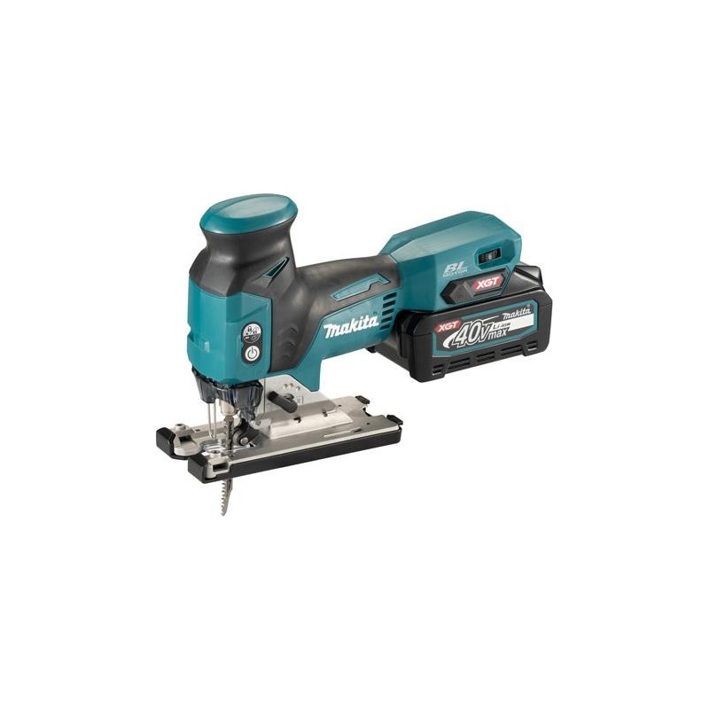 MAKITA JV001GD101 - Akku-Pendelhubstichsäge (40V XGT | bürstenloser Motor | Hubhöhe 26 mm | LED-Licht | inkl. 1x BL4025 Akku 2,