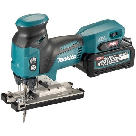 MAKITA JV001GD101 - Akku-Pendelhubstichsäge (40V XGT | bürstenloser Motor | Hubhöhe 26 mm | LED-Licht | inkl. 1x BL4025 Akku 2,