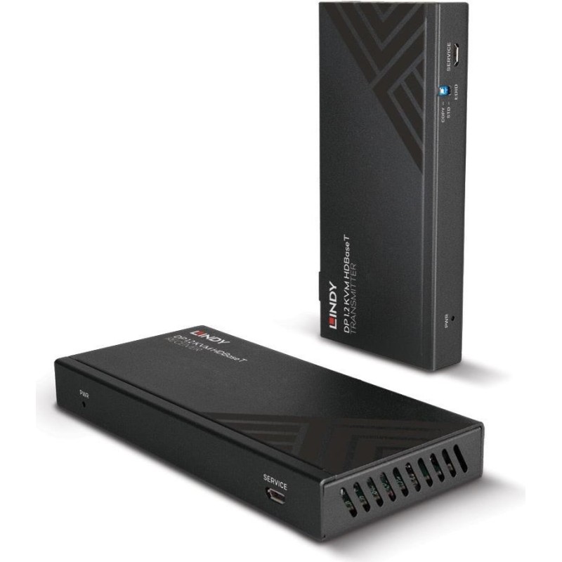 LINDY - Sender und Empfänger - KVM / Audio / Serial / Infrared Extender - HDBaseT - über CAT 6 - bis zu 150 m (39385)