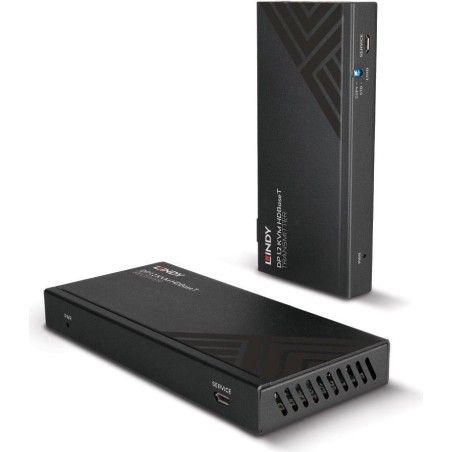 LINDY - Sender und Empfänger - KVM / Audio / Serial / Infrared Extender - HDBaseT - über CAT 6 - bis zu 150 m (39385)