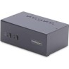 StarTech.com 2-Port Dual-Monitor DisplayPort KVM Switch, 4K 60Hz, 2x USB 5Gbps Hub Ports, 2x USB 2,0 HID Ports, Hotkey and Push