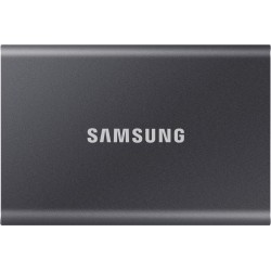 Samsung T7 MU-PC4T0T - SSD - verschlüsselt - 4TB - extern (tragbar) - USB 3,2 Gen 2 (USB-C Steckverbinder) - 256-Bit-AES - Grau