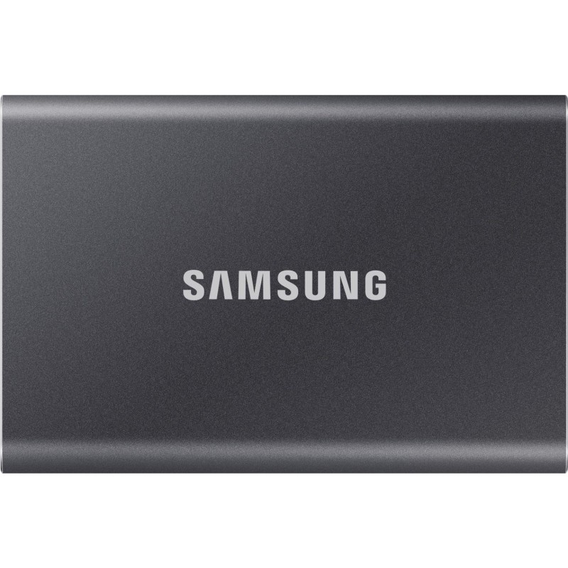 Samsung T7 MU-PC4T0T - SSD - verschlüsselt - 4TB - extern (tragbar) - USB 3,2 Gen 2 (USB-C Steckverbinder) - 256-Bit-AES - Grau