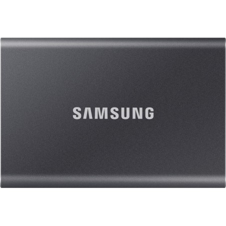 Samsung T7 MU-PC4T0T - SSD - verschlüsselt - 4TB - extern (tragbar) - USB 3,2 Gen 2 (USB-C Steckverbinder) - 256-Bit-AES - Grau