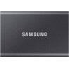 Samsung T7 MU-PC4T0T - SSD - verschlüsselt - 4TB - extern (tragbar) - USB 3,2 Gen 2 (USB-C Steckverbinder) - 256-Bit-AES - Grau