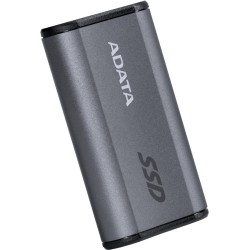 ADATA SE880 - SSD - 2TB - extern (tragbar) - USB 3,2 Gen 2x2 (USB-C Steckverbinder) - Titanium Gray (AELI-SE880-2TCGY)