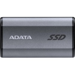 ADATA SE880 - SSD - 4TB - extern (tragbar) - USB 3,2 Gen 2x2 (USB-C Steckverbinder) - Titanium Gray (AELI-SE880-4TCGY)