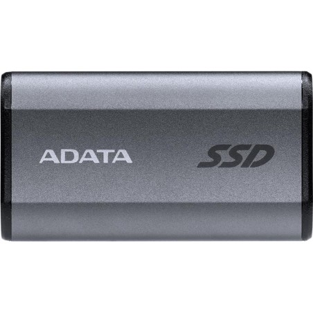 ADATA SE880 - SSD - 4TB - extern (tragbar) - USB 3,2 Gen 2x2 (USB-C Steckverbinder) - Titanium Gray (AELI-SE880-4TCGY)