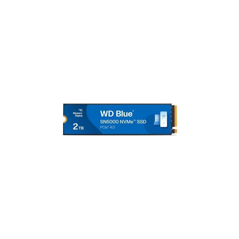 WD Blue SN5000 WDS200T4B0E - SSD - 2 TB - intern - M.2 2280 - PCIe 4.0 x4 (NVMe) (WDS200T4B0E)