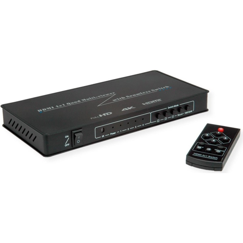 ROLINE HDMI Quad Multi-Viewer Switch 4f. nahtlos (14.01.3596)