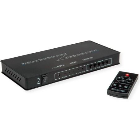 ROLINE HDMI Quad Multi-Viewer Switch 4f. nahtlos (14.01.3596)